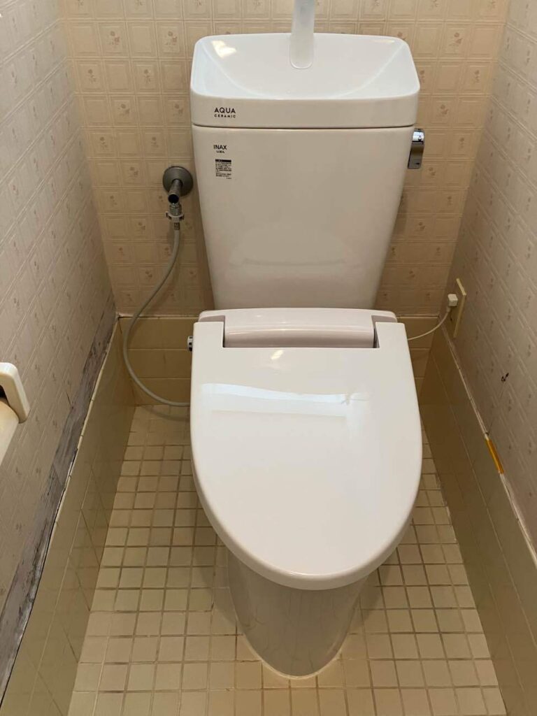 富山市｜節水型トイレ交換で光熱費を削減！LIXILアメージュ便器リフォーム事例