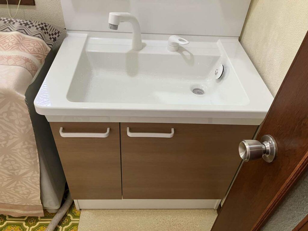 【富山市｜洗面台交換】洗面ボウルのヒビを解消！使いやすさと見た目を両立したTOTO製リフォーム