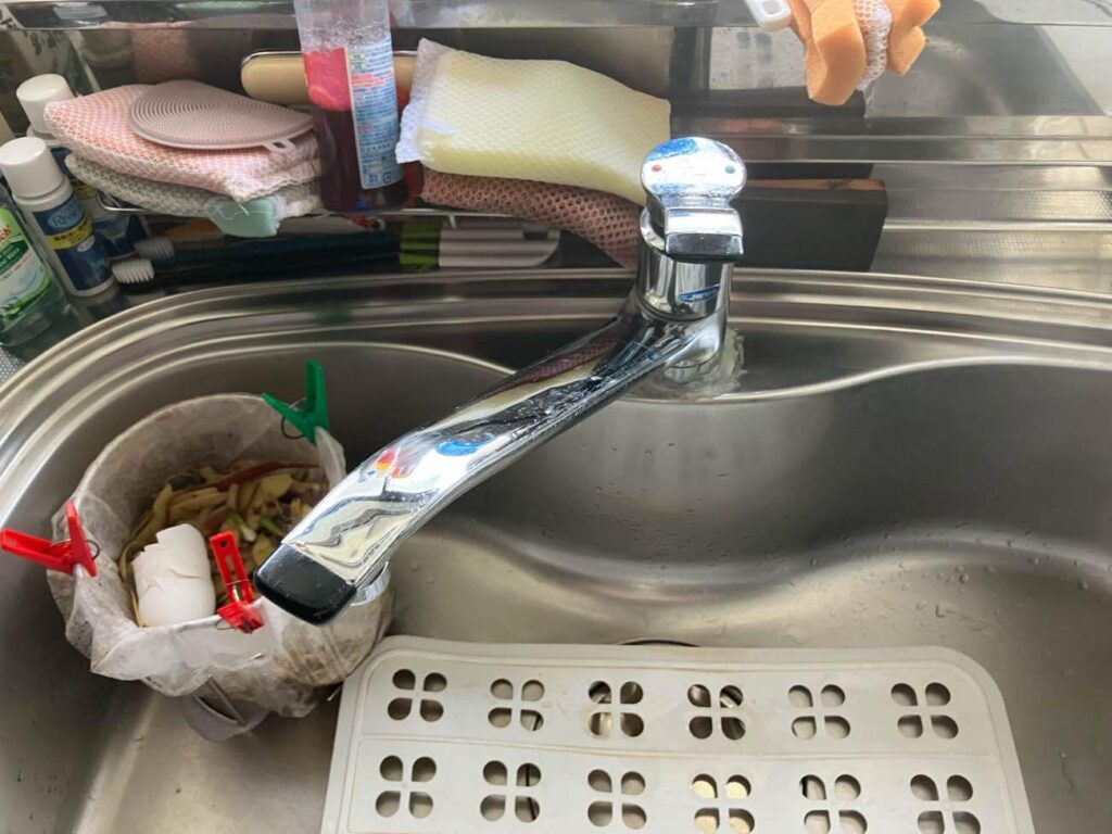 富山市｜キッチン水栓交換で水漏れ解消＆機能性アップ